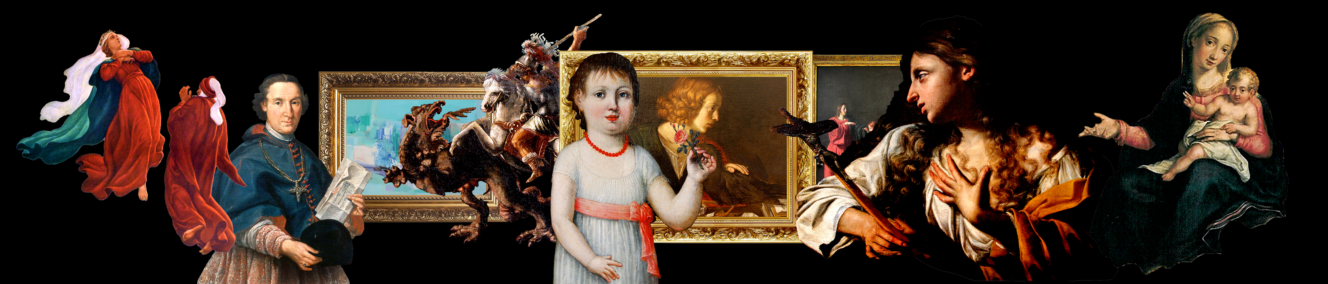 Composizione di opere d'arte del patrimonio artistico AUSL Romagna