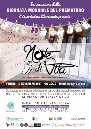 "Note di Vita", il 17 novembre spettacolo a favore della Terapia Intensiva Neonatale dell'ospedale Bufalini