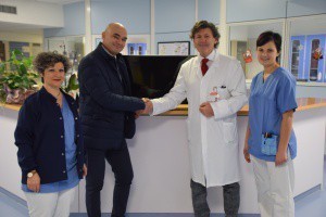 Donazione di due televisori al reparto di Chirurgia Endocrina di Forlì