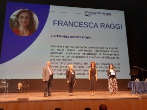 Vivisalute Award: prestigioso premio alla dott.ssa Francesca Raggi dell’Ausl e all'Irst di Meldola