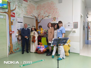 Musica e doni alla Pediatria di Faenza