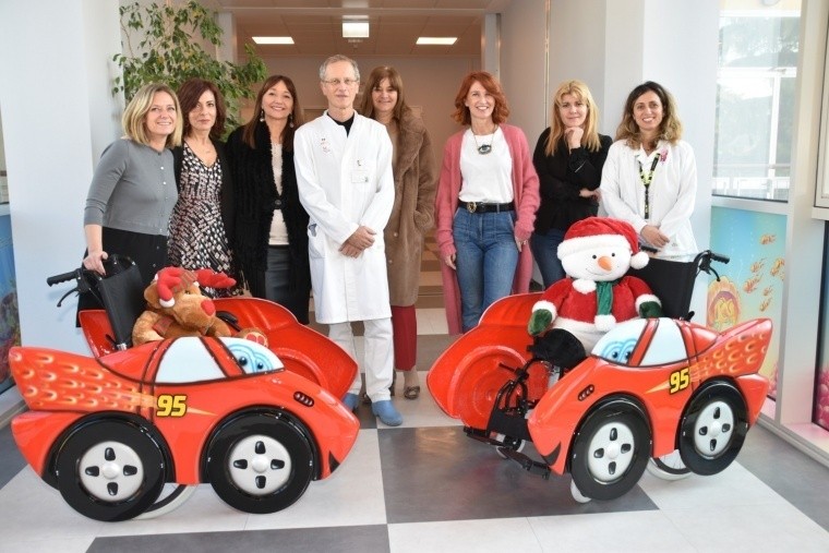 Alive dona due ludo - carrozzine alla Pediatria di Forlì