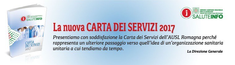 On-line la Carta dei Servizi dell&#039; Ausl Romagna 2017