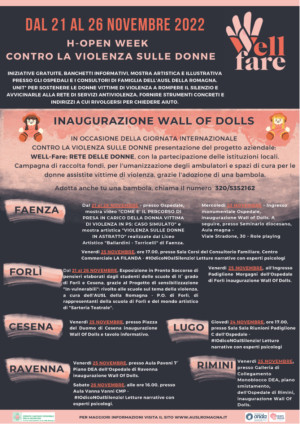 (H)-Open Week in Romagna contro la violenza sulle donne