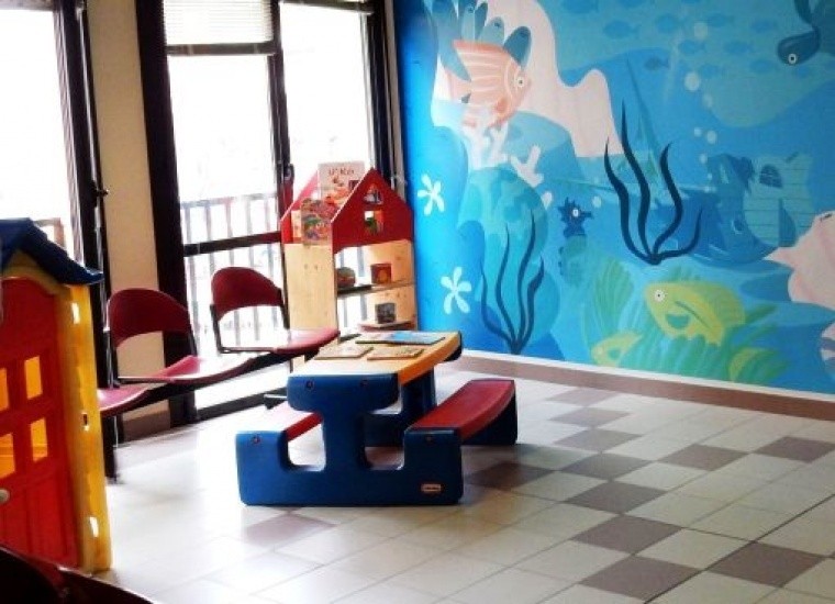 Sala attesa Pediatria di Comunità di Cesena