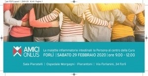 Incontro tra medici e pazienti dal titolo "Le malattie infiammatorie croniche intestinali: la persona al centro della cura" - Forlì, 29 febbraio 2020