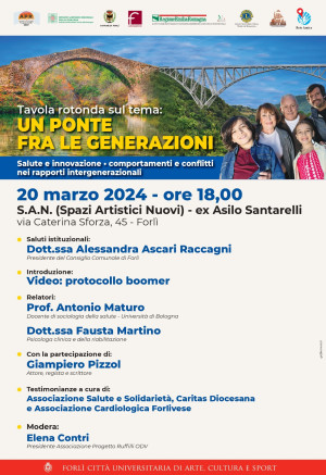 Incontro “Un ponte tra le generazioni” (20 marzo, Ex asilo Santarelli, Forlì)