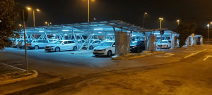 Il parcheggio del Pronto Soccorso dell&#039;ospedale Infermi di Rimini
