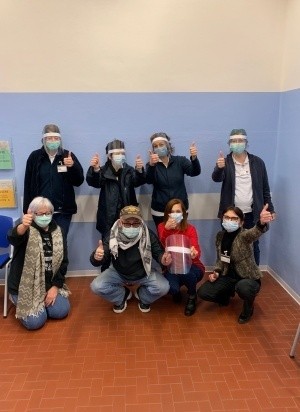 Cinquanta visiere facciali donate dall'Associazione "Il cuore di Campo" agli operatori dell'Igiene Pubblica di Forlì: in memoria di Marco
