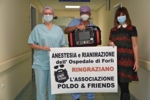 L'Associazione "Poldo and Friends" dona alla Rianimazione di Forlì attrezzature per un valore di quasi 24 mila euro
