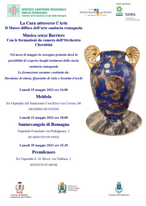 Il progetto “Musica senza barriere” in Ausl Romagna con tre concerti gratuiti dell&#039;Orchestra Luigi Cherubini (Meldola, Premilcuore, Santarcangelo di Romagna)