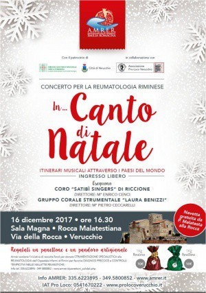 &quot;In...Canto di Natale&quot;, il 16 dicembre a Verucchio concerto per la Reumatologia Riminese