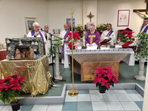 Messa all'ospedale di Forlì con Vescovo e Avis