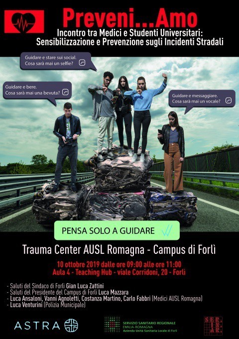Preveniamo al Campus Universitario di Forlì (giovedì 10 ottobre 2019, ore 9)