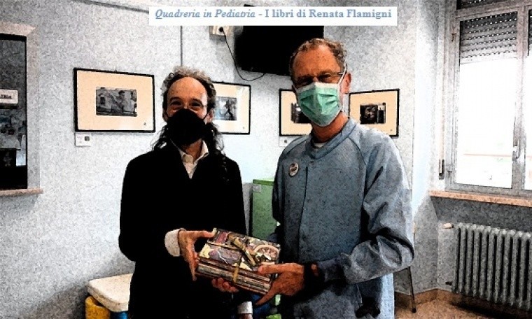 L&#039;Associazione Fantariciclando dona dieci libri al reparto di Pediatria di Forlì e prosegue con successo il progetto &quot;Quadreria in pediatria&quot;