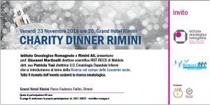 Il 23 novembre &#039;Charity Dinner Rimini&#039; per la ricerca ematologica