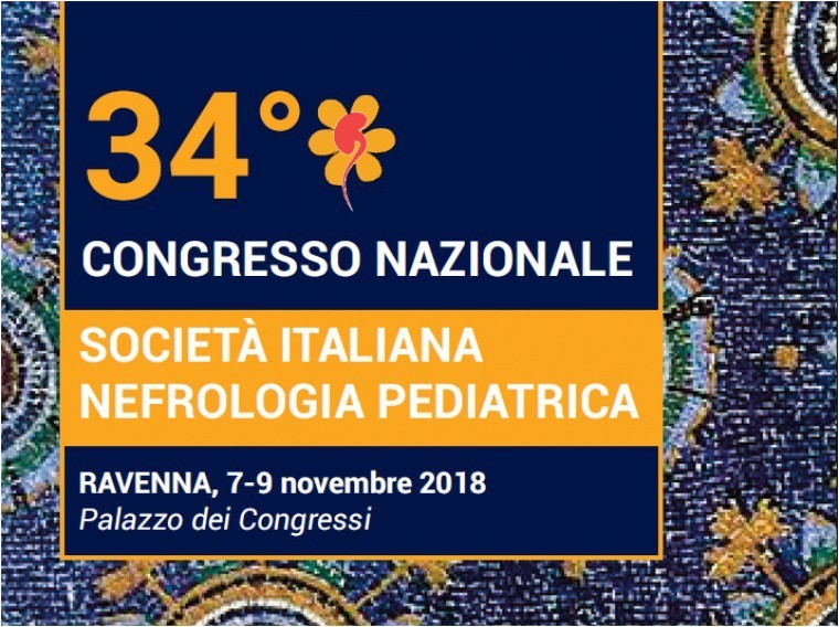 34° Congresso Nazionale Società Italiana Nefrologia Pediatrica. Dal 7 al 10 novembre a Ravenna
