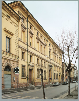 Facciata dell'Ospedale, in Corso della Repubblica