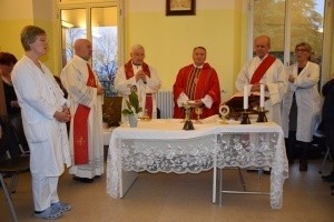 Messa di Santa Lucia con S.E. Mons. Vescovo all'ospedale di Forlì