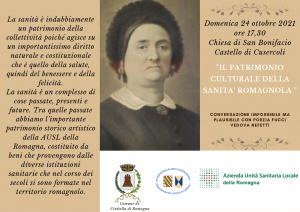Presentazione del Patrimonio storico e artistico Ausl della Romagna, domenica 24 ottobre alle ore 17:30, presso la chiesa di San Bonifacio a Cusercoli (FC)