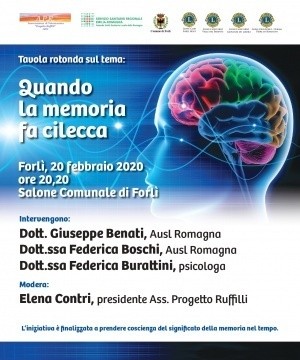 "Quando la memoria fa cilecca" (Salone Comunale di Forlì, 20 febbraio)