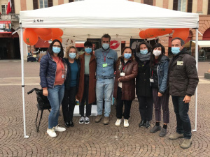 Dipendenze Patologiche, Igiene Pubblica e I.O.R. di Forlì allo stand organizzato sabato scorso a Forlì per l'iniziativa "Tieni in forma il tuo cuore"