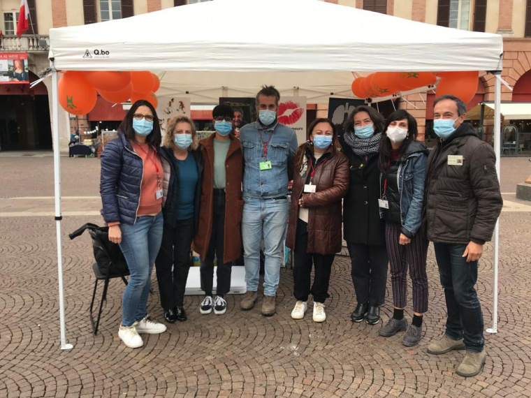 Dipendenze Patologiche, Igiene Pubblica e I.O.R. di Forlì allo stand organizzato sabato scorso a Forlì per l&#039;iniziativa &quot;Tieni in forma il tuo cuore&quot;