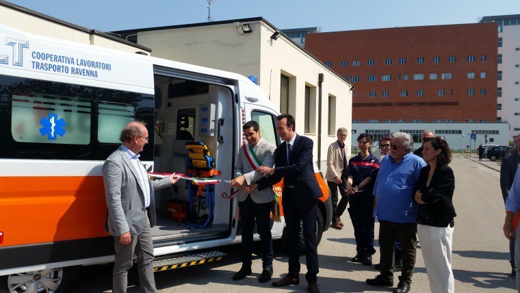 Una nuova e attrezzatissima Ambulanza per il 118 di Ravenna