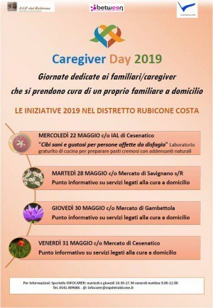 Caregiver day 2019, le iniziative nel Distretto Rubicone