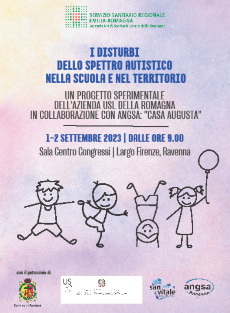 “I disturbi dello spettro autistico nella scuola e nel territorio”: importante evento formativo l’1 e 2 settembre a Ravenna