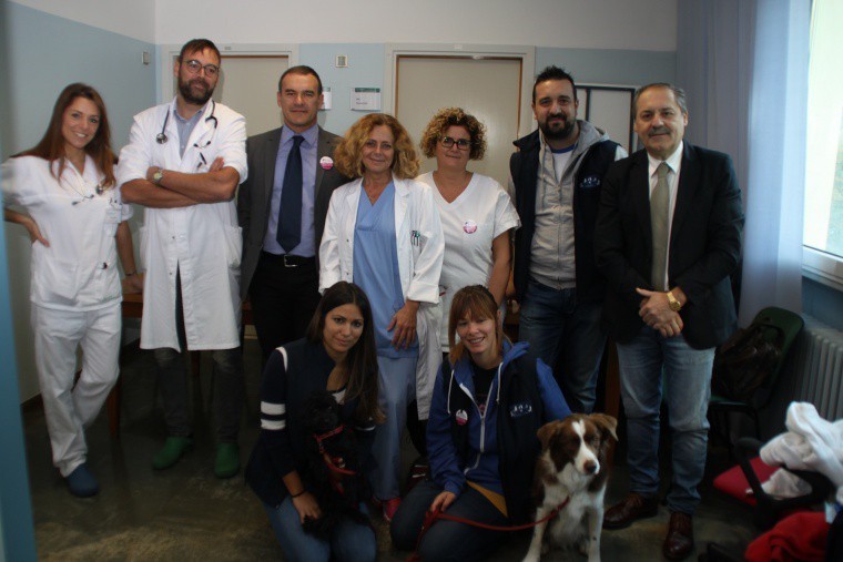 Partita la Pet Therapy all’ospedale Infermi di Rimini
