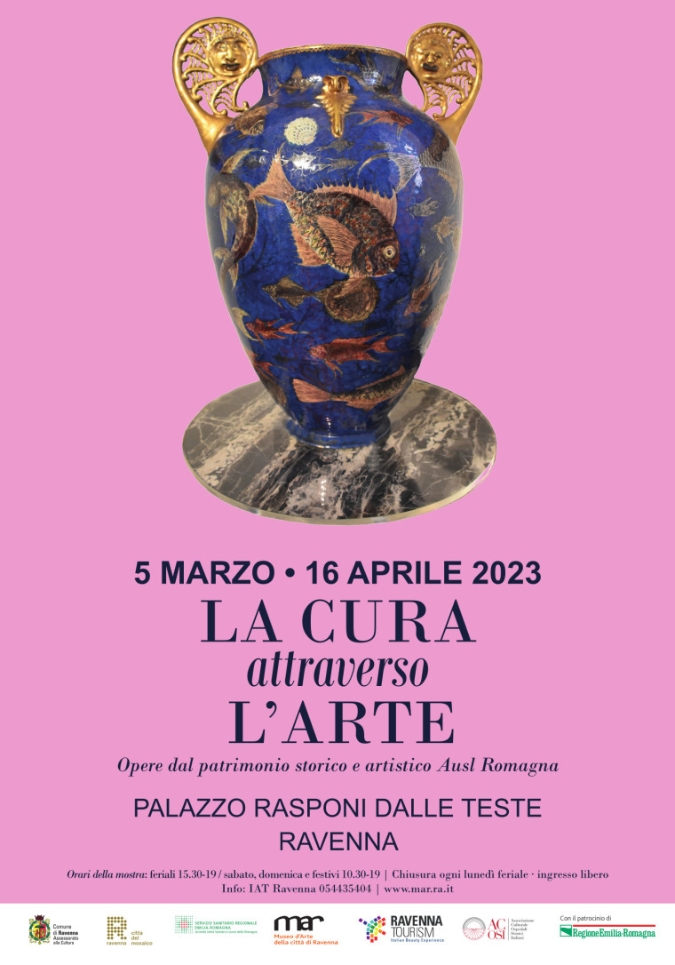 Sabato 4 marzo, ore 17:  INAUGURAZIONE della mostra &quot;LA CURA ATTRAVERSO L&#039;ARTE&quot; (Palazzo Rasponi dalle Teste, Ravenna)