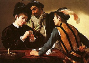 "I bari", Caravaggio