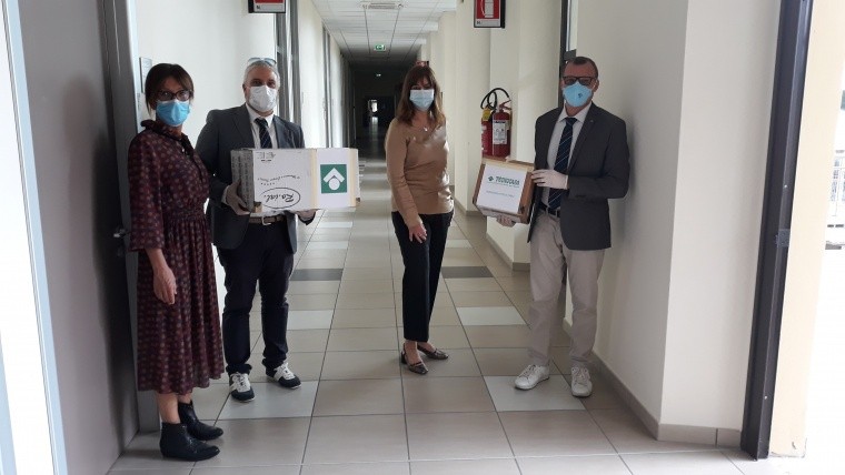 Emergenza Coronavirus: Rial immobiliare, Studio Ravaldino e Tecnoimmobiliare donano 600 mascherine all&#039;ospedale di Forlì