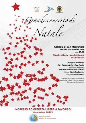 L&#039;Associazione ONLUS &quot;Salute e Solidarietà&quot; vi invita al &quot;Grande concerto di Natale&quot;  (Forlì, 21 dicembre)