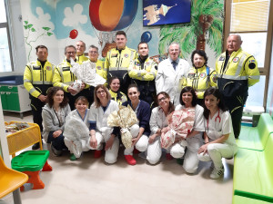 Uova Pasquali per le Pediatrie di Ravenna Faenza e Lugo donate dal Centro Volontari Protezione Civile di Faenza