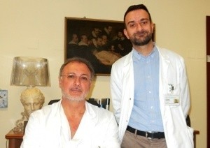 da sinistra, il dottor Tosatto e il dottor D&#039;Andrea