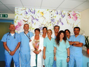 L'èquipe medica e infermieristica di Anestesia e Rianimazione