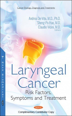 Un nuovo libro sul cancro della laringe a cura del dottor Andrea De Vito