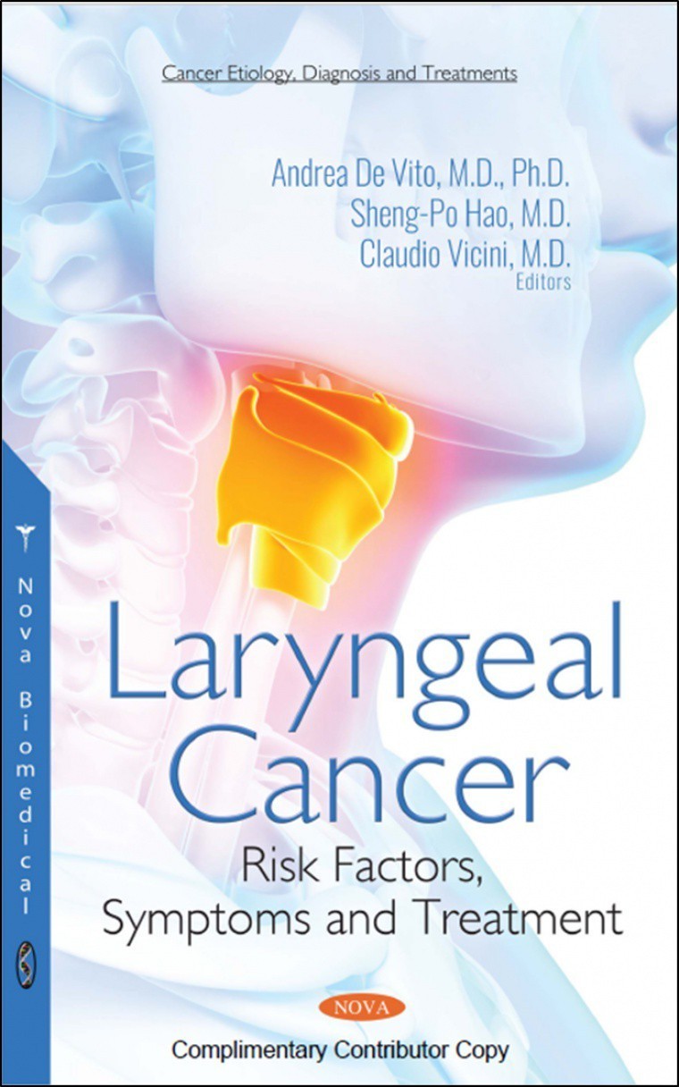 Un nuovo libro sul cancro della laringe a cura del dottor Andrea De Vito