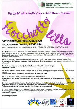 Giornata nazionale del Fiocchetto Lilla, a Ravenna un incontro sui disturbi del comportamento alimentare
