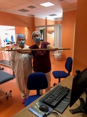 Servizio innovativo all'ospedale di Forlì. Esercizi di riabilitazione on line per le pazienti operate della Senologia