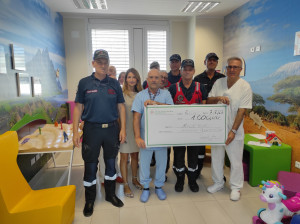 Donati mille euro alla Chirurgia Pediatrica di Rimini dal Nucleo di Volontariato e Protezione Civile ODV – ANC di Rimini.