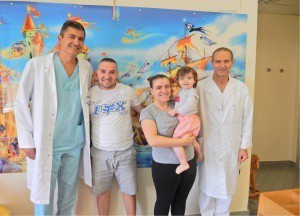 Al Bufalini intervento umanitario per una bimba albanese gravemente ustionata