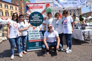 L'Ordine Professionale delle professioni infermieristiche di Forli Cesena sabato in Piazza Saffi a Forlì (FOTO)