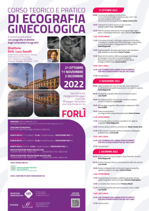 Corso di ecografia ginecologica all&#039;ospedale di Forlì (ottobre- dicembre 2022)