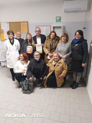 Donato un Defibrillatore Automatico Esterno dal Rotary Club di  Castel Bolognese -  Romagna Ovest  alla Casa della Comunità di Riolo Terme