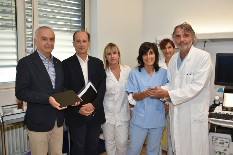 L&#039;Associazione Forlivese per le malattie del fegato dona un ecografo wireless alla Gastroenterologia ed Endoscopia digestiva di Forlì
