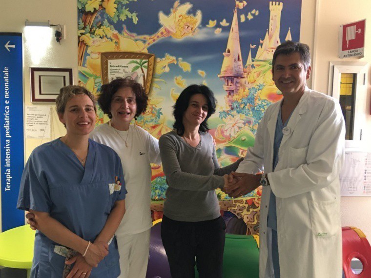 Donati 500 euro a favore di ‘Pediatria a Misura di Bambino’