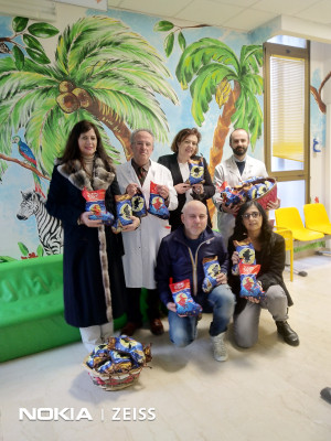 Doni ai bimbi della Pediatria di Ravenna dal Crald aziendale Ravenna di Ausl Romagna